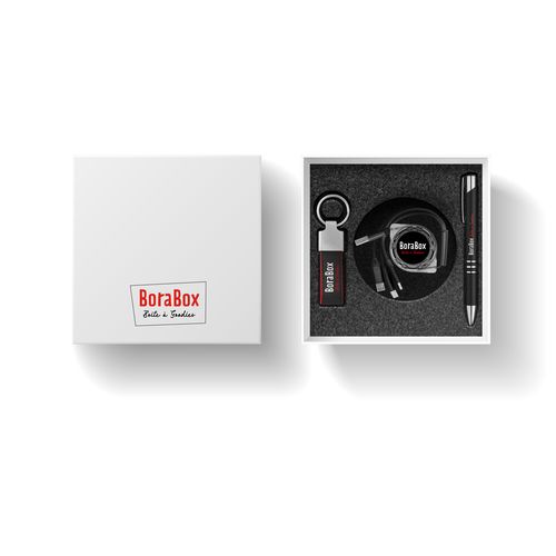 Box Cadeau d'Entreprise Personnalisable 3 Accessoires Premium