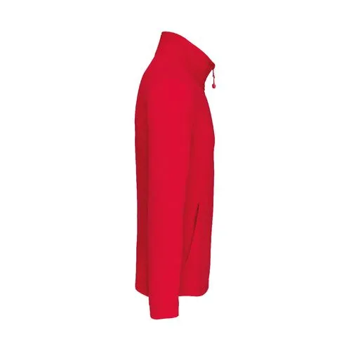 veste polaire à fermeture éclair longue KA9102