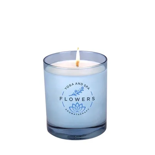 Bougie personnalisée en verre épais - Cadeau d'affaires premium