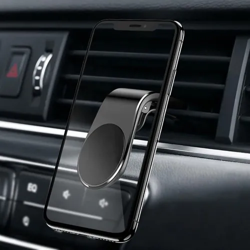 SUPPORT ALU AIMANTE VOITURE GRILLE AERATION