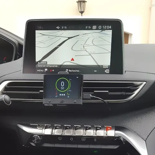 SUPPORT ALU AIMANTE VOITURE GRILLE AERATION