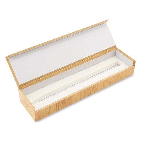Étui Bambou Éco-Responsable pour 2 Stylos - Personnalisable