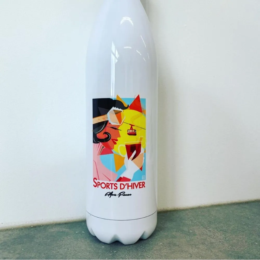 Bouteille Thermos Isotherme 750ml Personnalisable - Double Paroi Inox