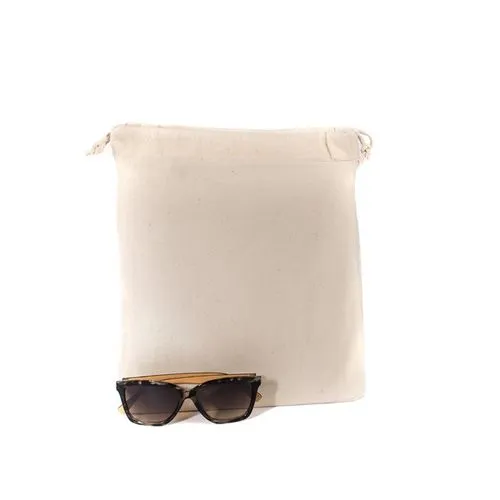 Pochon coton FIDJI M 155 - Blanc