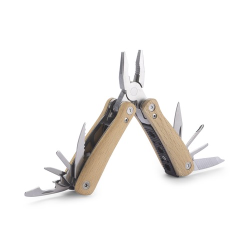 Outil Multifonction de Poche Bois 10-en-1 Personnalisable