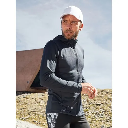 Sweat à capuche sport zippé homme