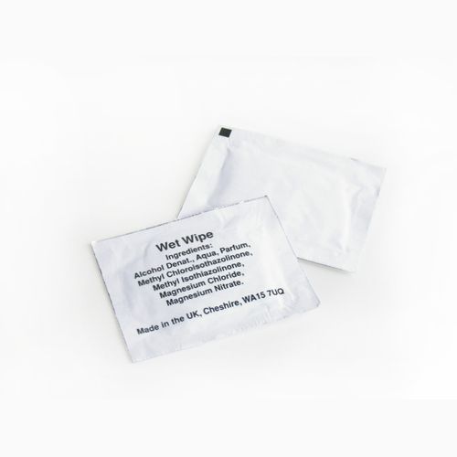 Lingette antibactérienne personnalisable - Format individuel PushClean