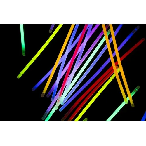 Tube de 50 Bracelets Lumineux Personnalisables - Mix Couleurs 5x200mm