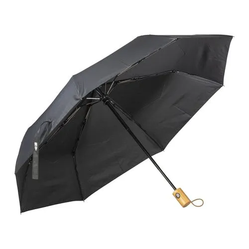 Parapluie Automatique Eco-Responsable R-PET et Bambou Personnalisable