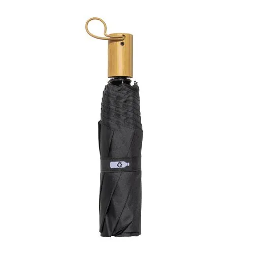 Parapluie Automatique Eco-Responsable R-PET et Bambou Personnalisable