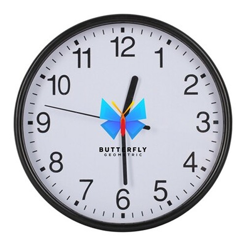 Horloge murale personnalisable Ø20cm - Cadeau publicitaire B2B