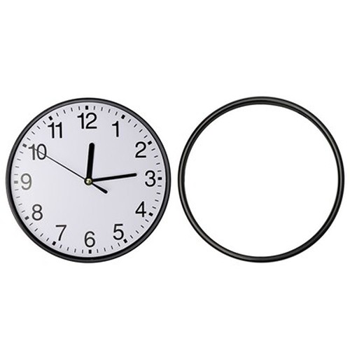 Horloge murale personnalisable Ø20cm - Cadeau publicitaire B2B