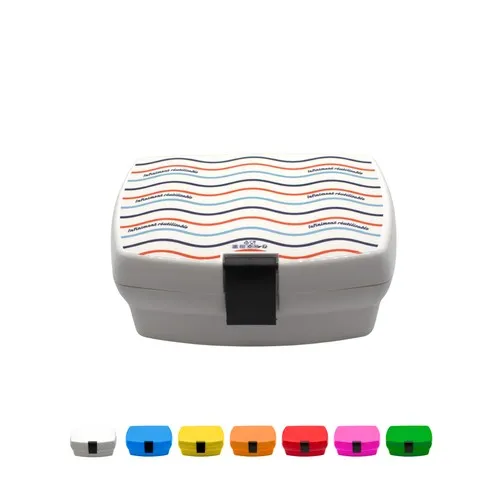 Boîte Repas Personnalisée Quadrichromie - Polypropylène Réutilisable