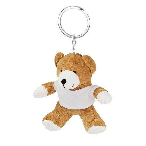 Porte-clés Ours en Peluche avec T-shirt Personnalisable