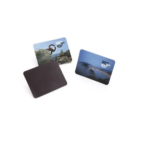 Magnets personnalisés premium aluminium et résine époxy