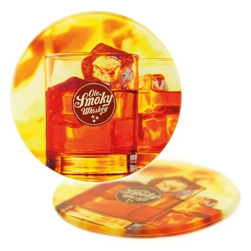 Sous-verre personnalisé écologique en plastique 100% recyclé