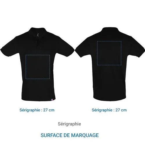 Polo ROMAIN - France XS - Blanc