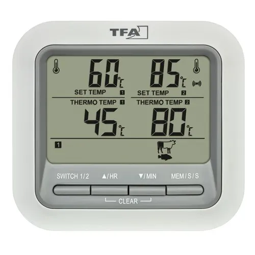 Thermomètre à Gril Numérique Double Sonde Personnalisable