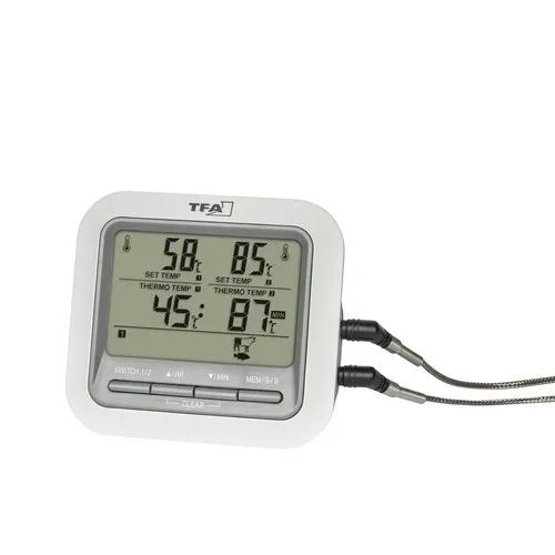 Thermomètre à Gril Numérique Double Sonde Personnalisable