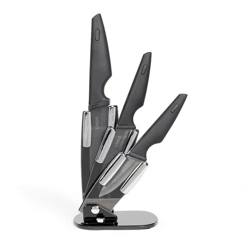 Set de 4 Couteaux à Steak Personnalisables en Acacia FSC