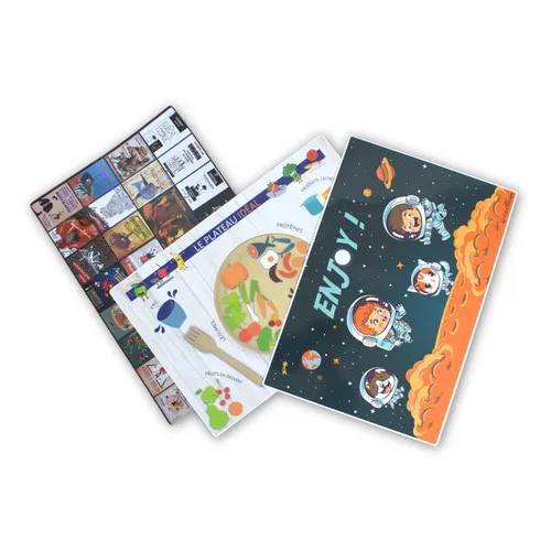 Set de Table Réutilisable Personnalisé - Durable et Écologique