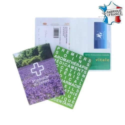 Porte carte sécurité sociale 2 cartes Vitale