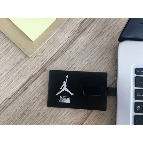 Carte USB Alu MILAN Noir 2 GO