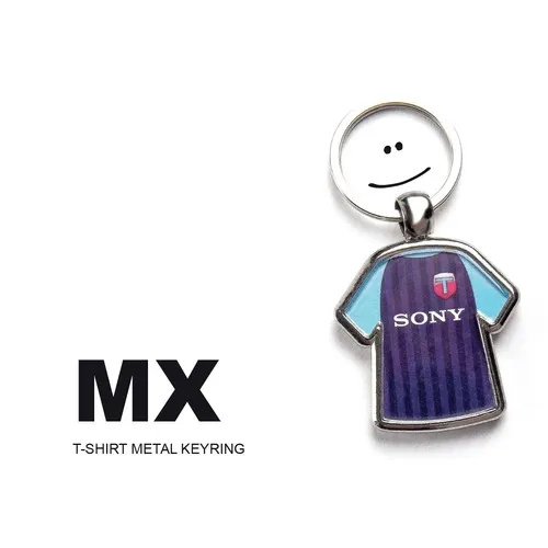 Porte-clés Métal T-shirt Personnalisable - Zamac Double Face