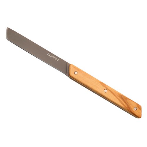 Set 4 Couteaux de Table Bois d'Olivier - Cadeau Client Personnalisable