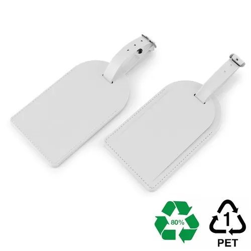 Étiquette à Bagage XXL avec Volet Confidentiel en rPET Recyclé
