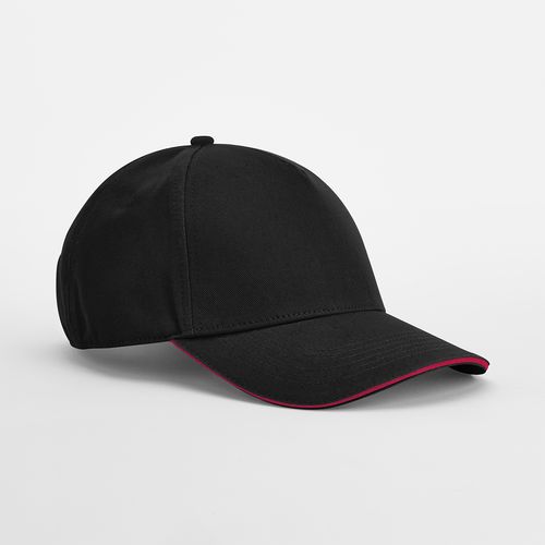 Casquette 5 Pans Coton Bio Visière Sandwich - Personnalisable