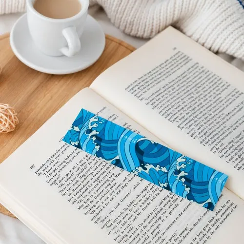 Marque-page personnalisé 210x55mm en carton laminé - Sérigraphie