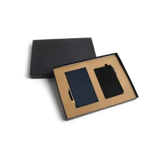 Coffret Cadeau d'Entreprise Personnalisable - Pochette Zippée et Porte-Clés