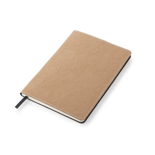 Carnet A5 Écologique 80 Pages Lignées - Couverture Papier Froissé