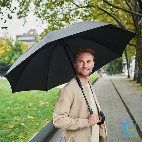 Parapluie de Poche Automatique Windproof Personnalisable - Éco-responsable