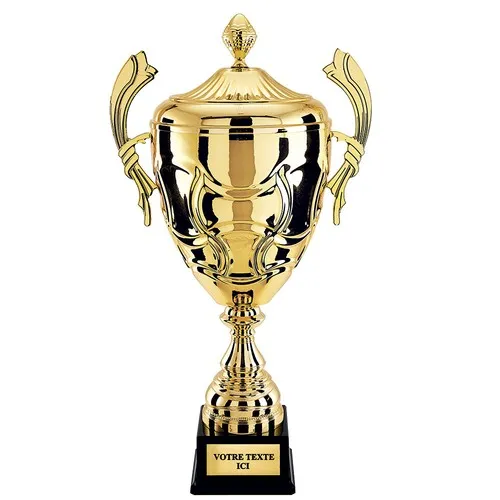 Trophée Prestige 100% Métal Doré - Récompense d'Excellence