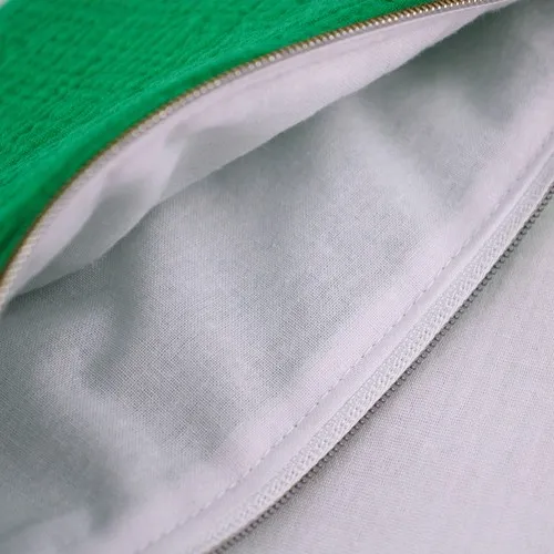 Trousse Plate de Luxe en Coton Personnalisable - Fabrication Portugal