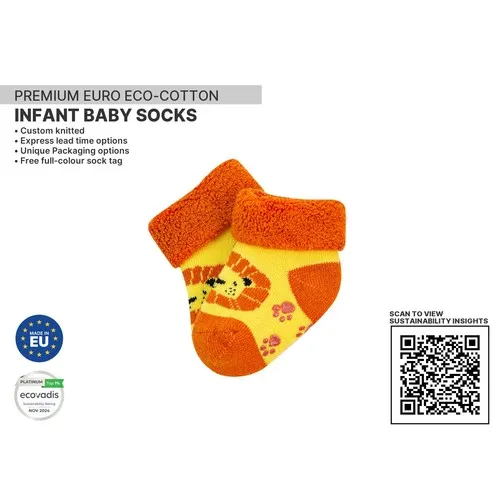 Chaussettes Bébé Jacquard Personnalisées - Dès 150 unités