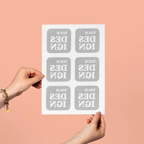 Tatouage Éphémère Couleur Personnalisé 50x50mm - Dès 100 ex.