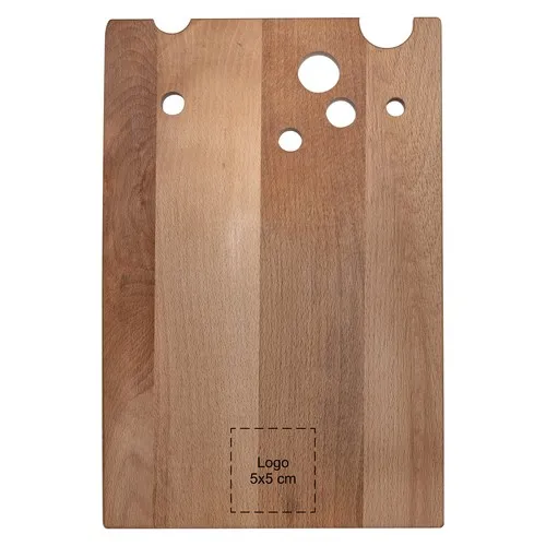 Planche à découper Gruyère en hêtre 30x20 cm personnalisable