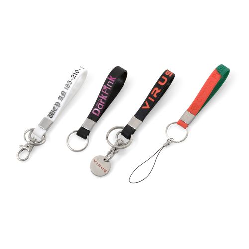 Porte-clés Silicone Anti-Stress Personnalisable avec Squeezer