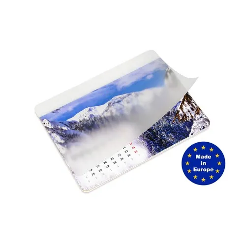 Tapis de Souris Publicitaire avec Calendrier Intégré 12 Mois