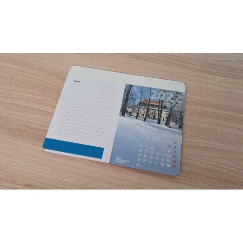 Tapis de Souris Publicitaire avec Calendrier Intégré 12 Mois