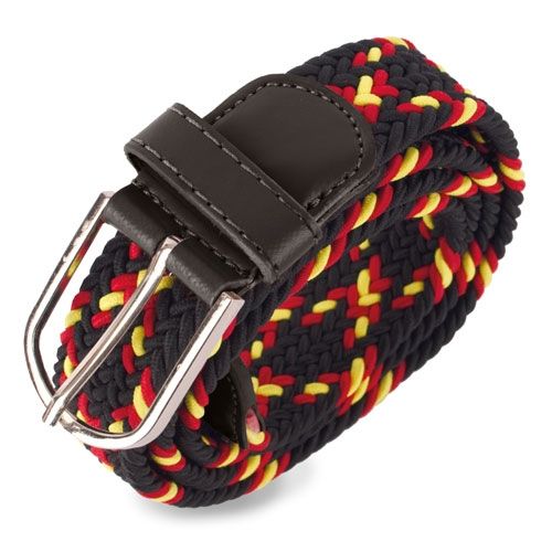 Ceinture élastique personnalisable drapeau/noire - Sérigraphie