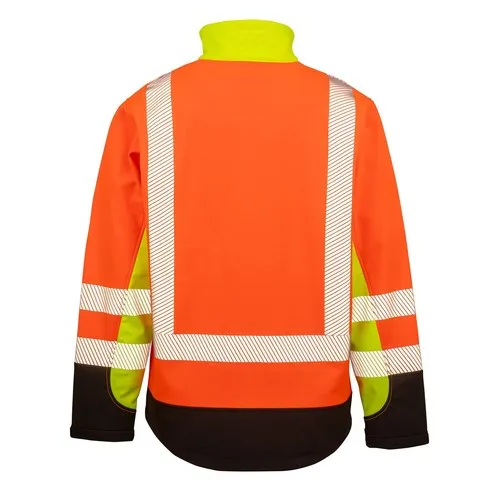 Recycled 3-layer printable safety softshell