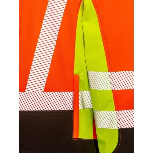 Recycled 3-layer printable safety softshell