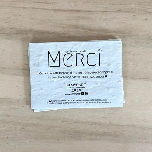 Calendrier à Planter A5 Personnalisé - 13 Variétés de Graines