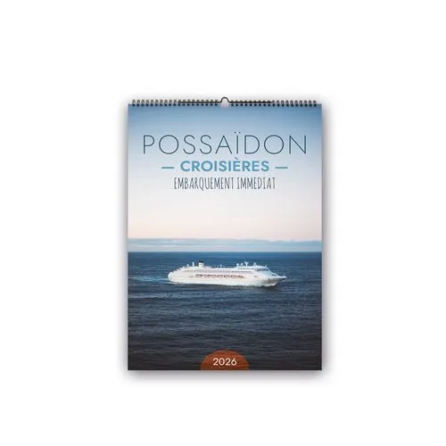 ILLUSTRE CREATION 2026 - 12 FEUILLETS FORMAT 300x420mm - IMPRESSION QUADRI RECTO SUR PAPIER 170GrCB - RELIURE SPIRALE BLANCHE - CROCHET - DOS CARTON