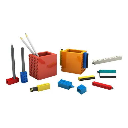 Pot à Crayons Modulable Personnalisable - Concept Construction