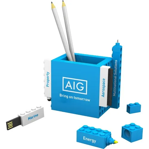 Pot à Crayons Modulable Personnalisable - Concept Construction